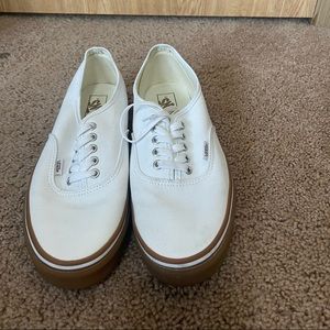 Marshmallow vans with gum